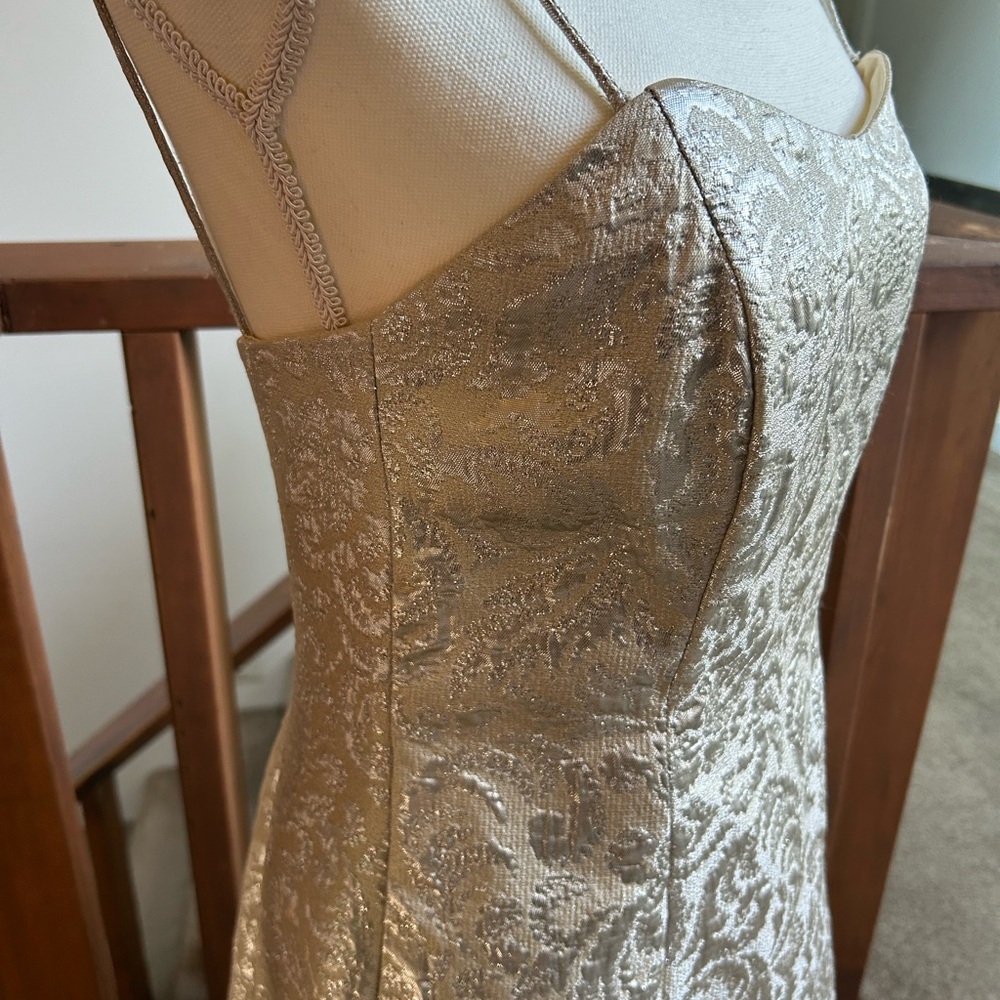 Gold dress by Waters & Waters size 10 - Picture 11 of 11